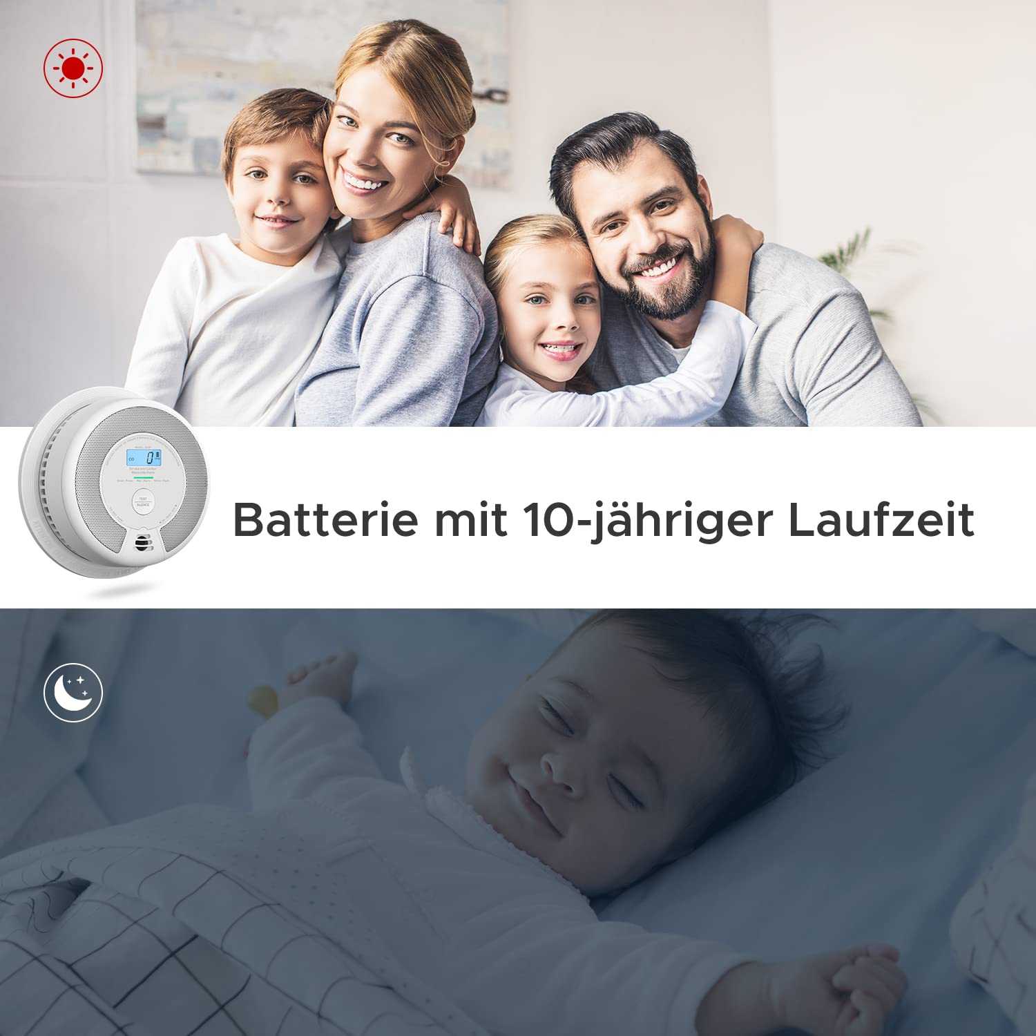 X-Sense CO03D Kohlenmonoxid-Melder - Zuverlässiger Schutz vor CO-Gefahren Mesch Shop X-Sense CO03D Kohlenmonoxid-Melder - Zuverlässiger Schutz vor CO-Gefahren Mesch Shop
